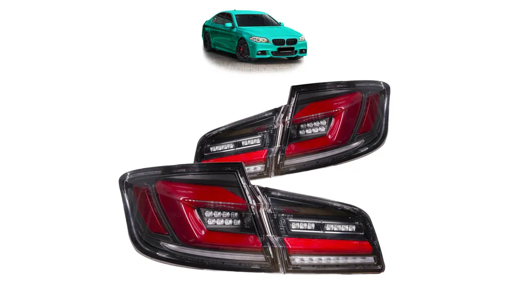 Lampy BMW 5 F10 Tył Dynamic LED Black | Bestseller