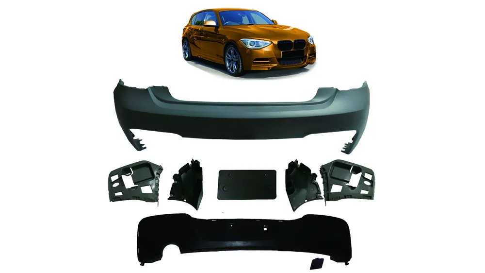 Bezpieczna płatność - Zderzak BMW 1 F20 F21 Tył z dyfuzorem