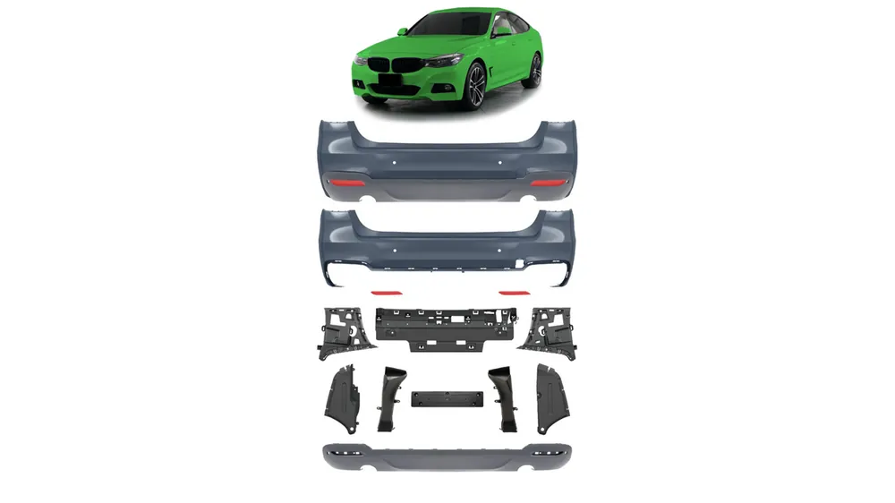 Oferta specjalna - Zderzak BMW 3 F34 Tył z dyfuzorem