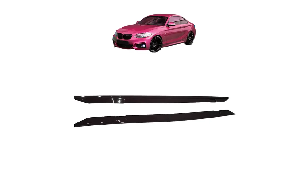Od ręki | Dokładka BMW 2 F22 F23 Progi Gloss Black