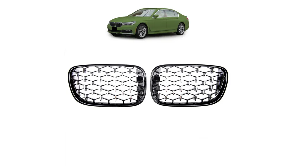 Grill BMW 7 G11 G12 Gloss Black & Chrome | Bardzo popularny produkt