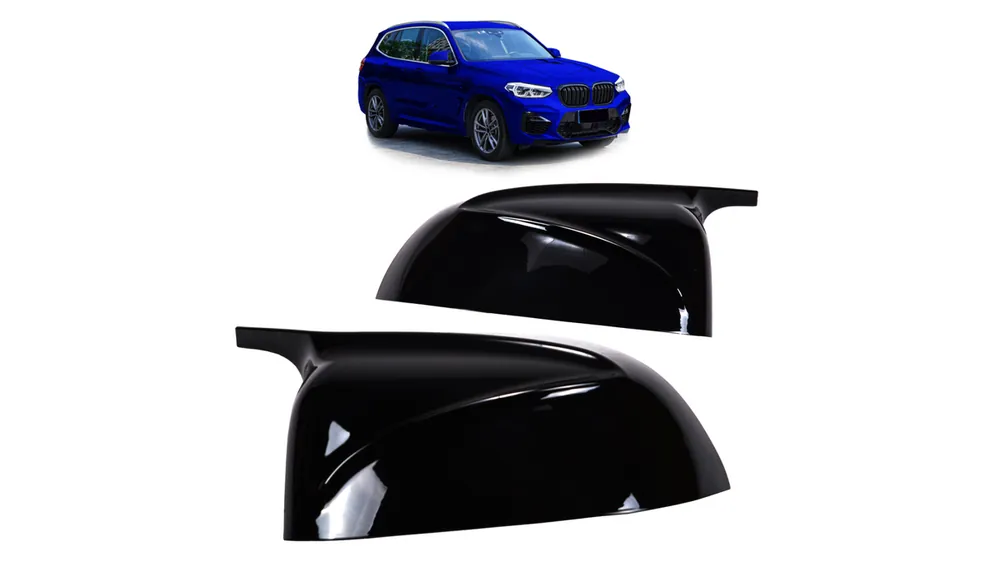 Produkt polecany - Nakładki lusterek BMW X3 G01 X4 G02 X5 G05 X6 G06 X7 G07 Gloss Black