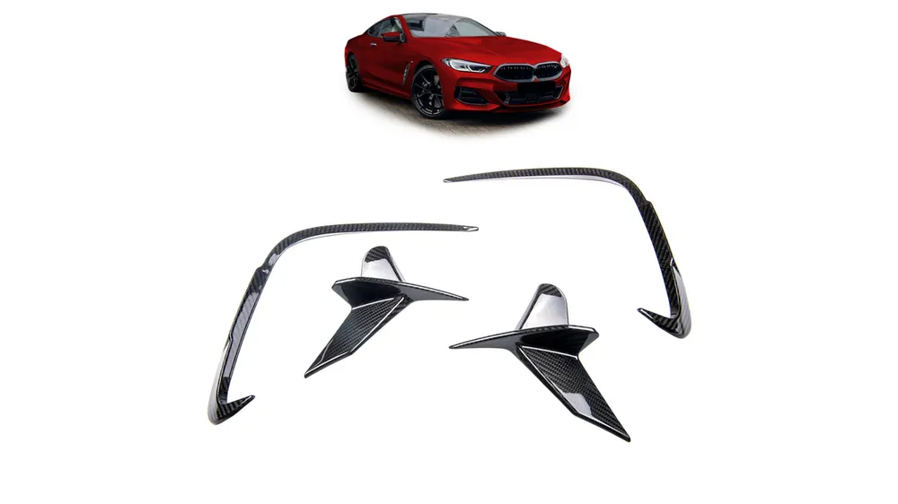 Ostatnie sztuki - Splitter BMW 8 G15 G14 G16 Tył Boczne Carbon