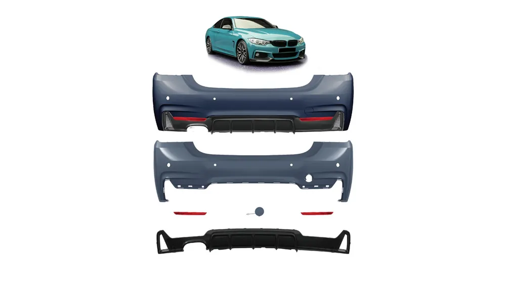 Zderzak BMW 4 F32 F33 F36 Tył z dyfuzorem | Wyjątkowa oferta
