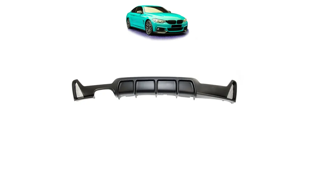 Wysoka jakość - Dyfuzor BMW 4 F32 F33 F36 Tył Carbon Look