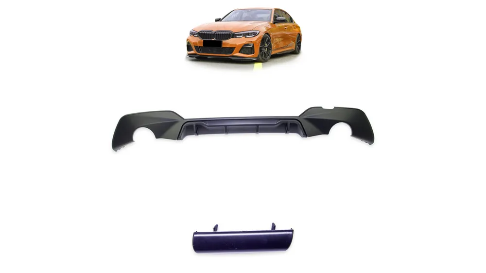 Szybka dostawa | Dyfuzor BMW 3 G20 G21 Tył Matt Black