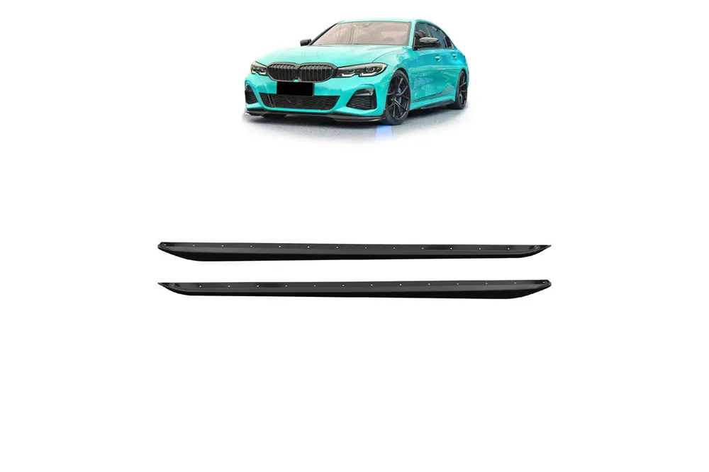 Dokładka BMW 3 G20 G21 Progi Carbon Look - Już w sprzedaży
