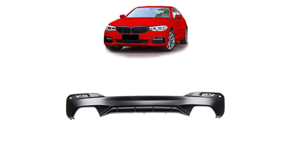 W sprzedaży - Dyfuzor BMW 5 G30 G31 Tył Carbon Look