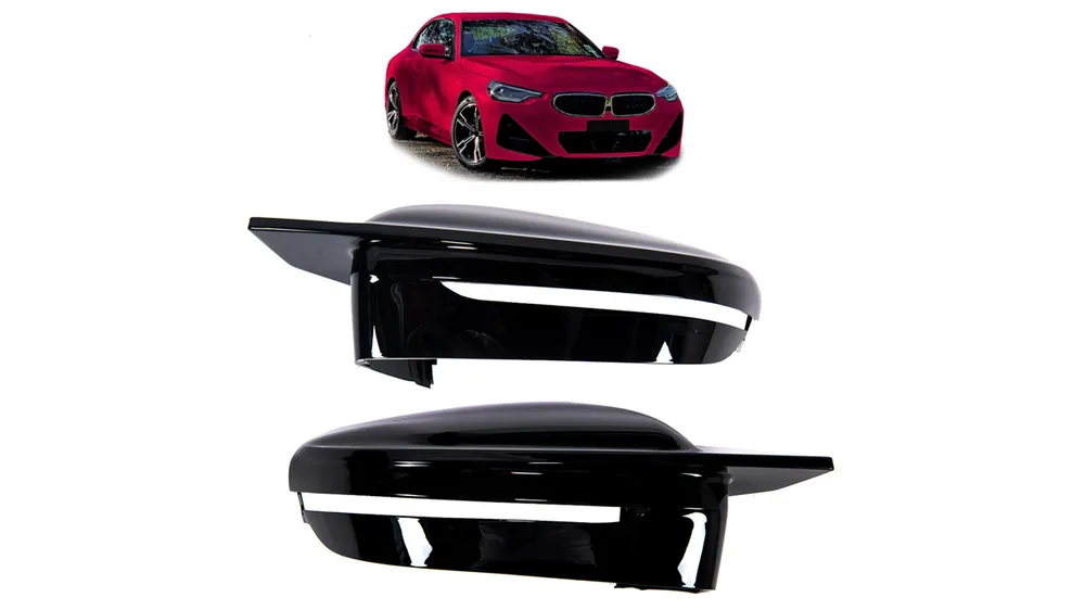 Nakładki lusterek BMW 2 G42 3 G20 G21 4 G22 G23 G26 5 G30 G31 6 G32 7 G11 G12 8 G14 G15 G16 Gloss Black - Łatwy zwrot