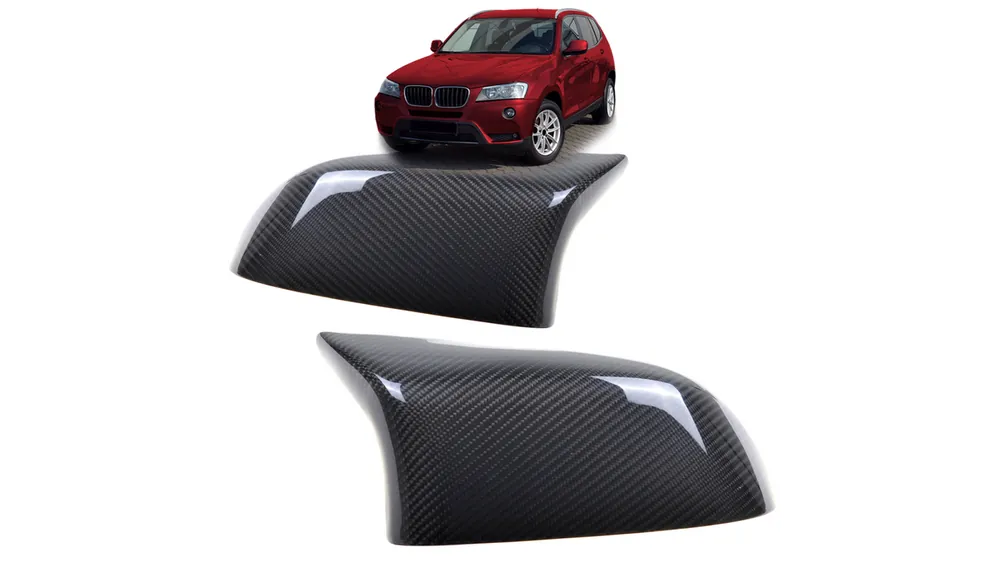 Hit sprzedaży - Nakładki lusterek BMW X3 F25 X4 F26 X5 F15 X6 F16 Facelift Carbon