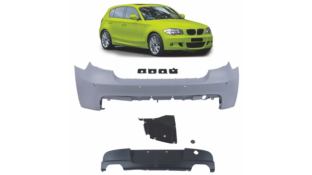 Zderzak BMW 1 E81 E87 Tył z dyfuzorem - Premium