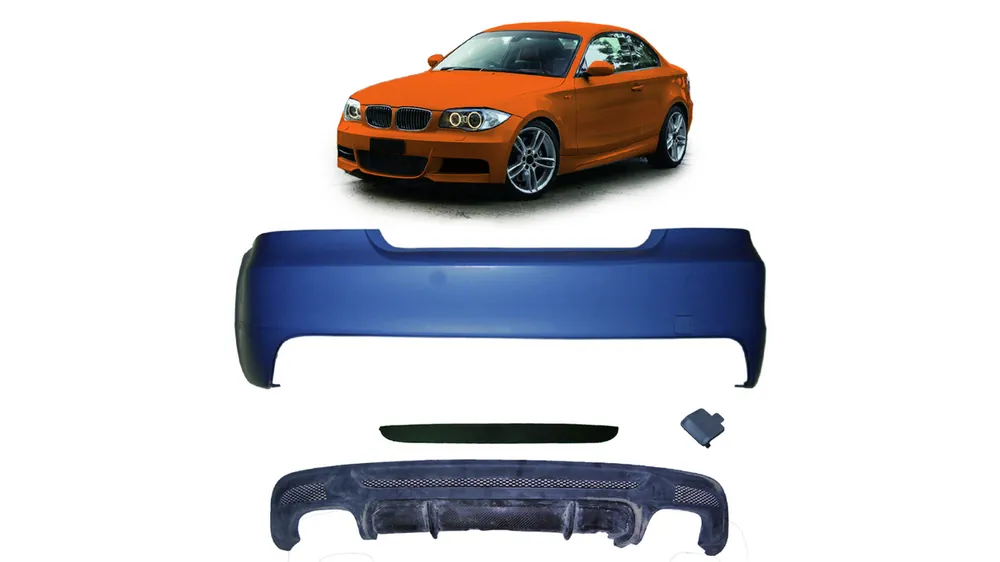 Zderzak BMW 1 E82 E88 Tył z dyfuzorem | Okazja cenowa