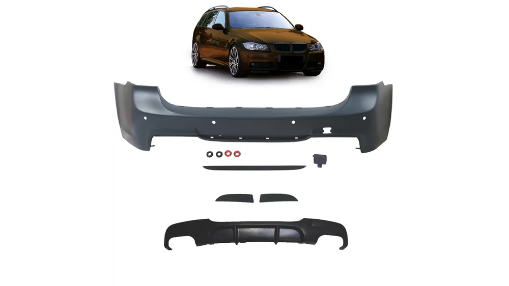 Zderzak BMW 3 E91 Tył z dyfuzorem | Mega okazja