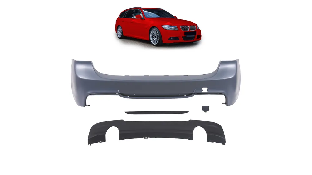 Zderzak BMW 3 E91 Facelift Tył z dyfuzorem - Okazja