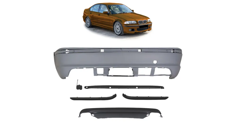 Nowa pozycja w ofercie | Zderzak BMW 3 E46 Tył z dyfuzorem