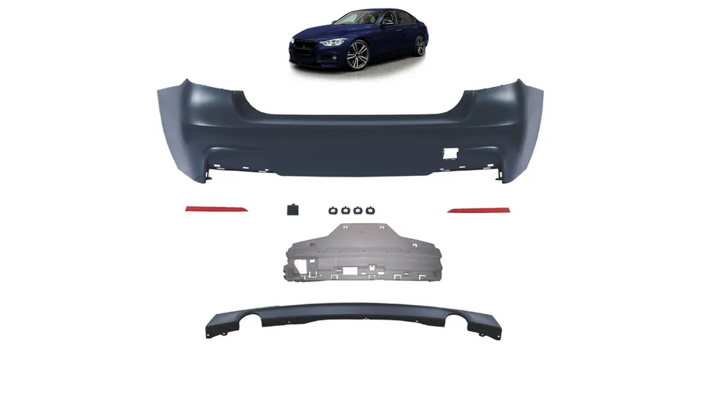 Zderzak BMW 3 F30 Tył z dyfuzorem | Top produkt