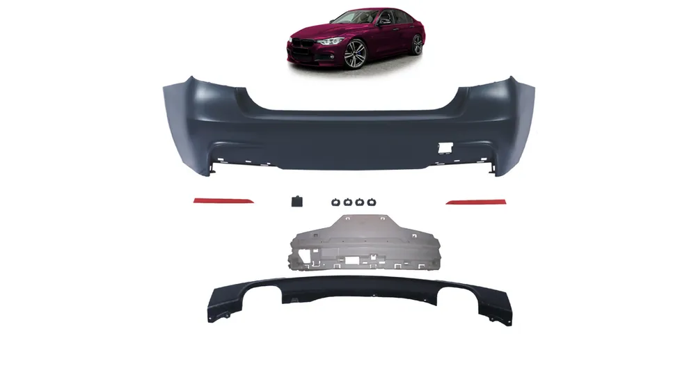 Zderzak BMW 3 F30 Tył z dyfuzorem - Wygodne zakupy
