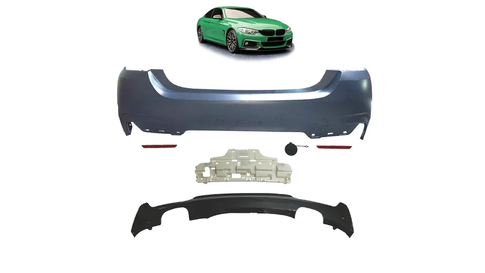 Bestseller - Zderzak BMW 4 F32 F33 F36 Tył z dyfuzorem