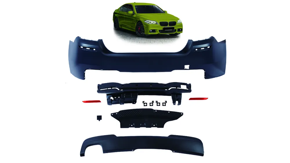 Zderzak BMW 5 F10 Tył z dyfuzorem | Nowość w sklepie