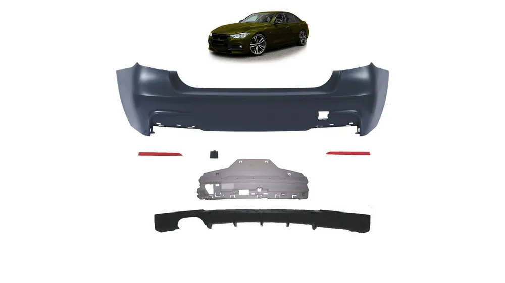 Nowość w sprzedaży - Zderzak BMW 3 F30 Tył z dyfuzorem