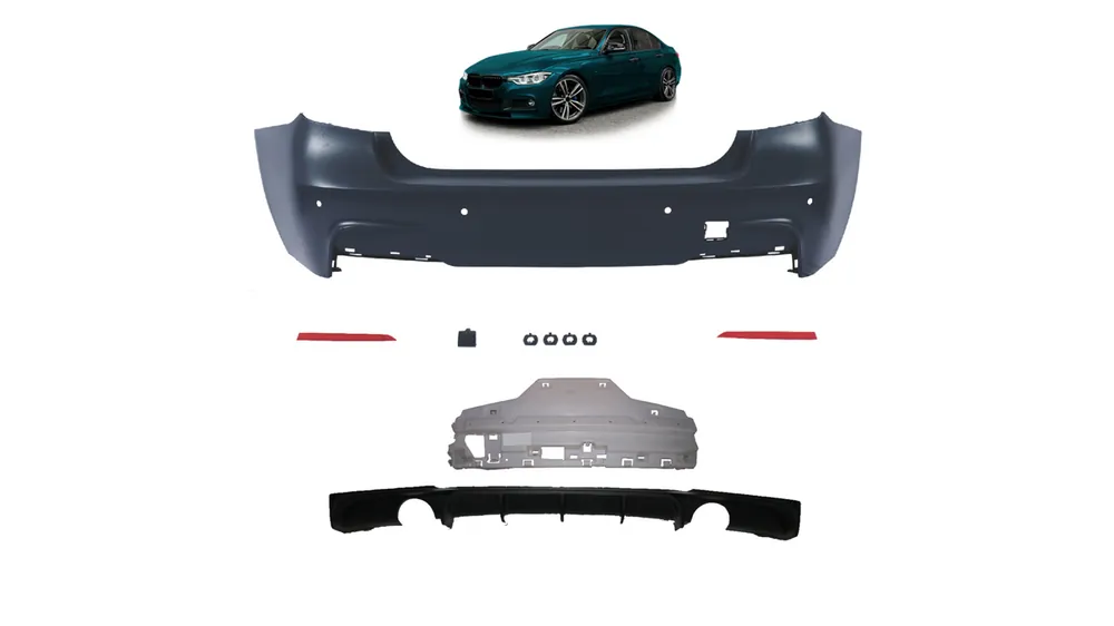 Zderzak BMW 3 F30 Tył z dyfuzorem - Kup online