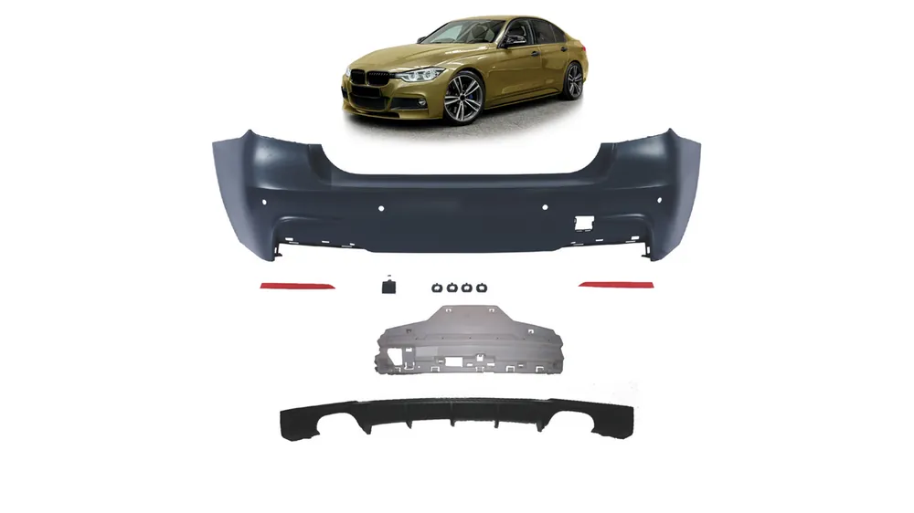 Zderzak BMW 3 F30 Tył z dyfuzorem - Wyprzedaż zapasów