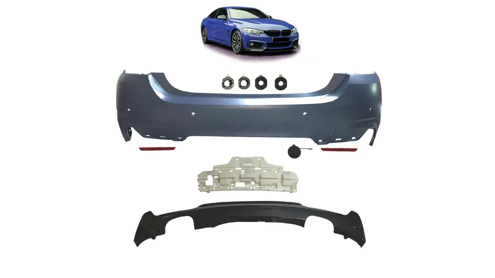 Sprawdź teraz - Zderzak BMW 4 F32 F33 F36 Tył z dyfuzorem