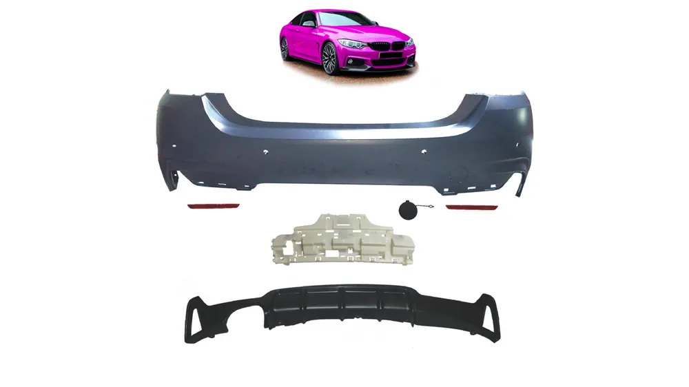Zderzak BMW 4 F32 F33 F36 Tył z dyfuzorem - Oszczędź więcej