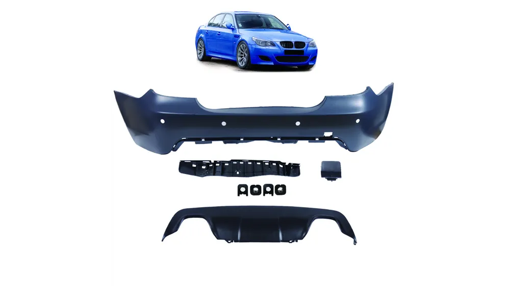Nowość w sprzedaży - Zderzak BMW 5 E60 Tył z dyfuzorem