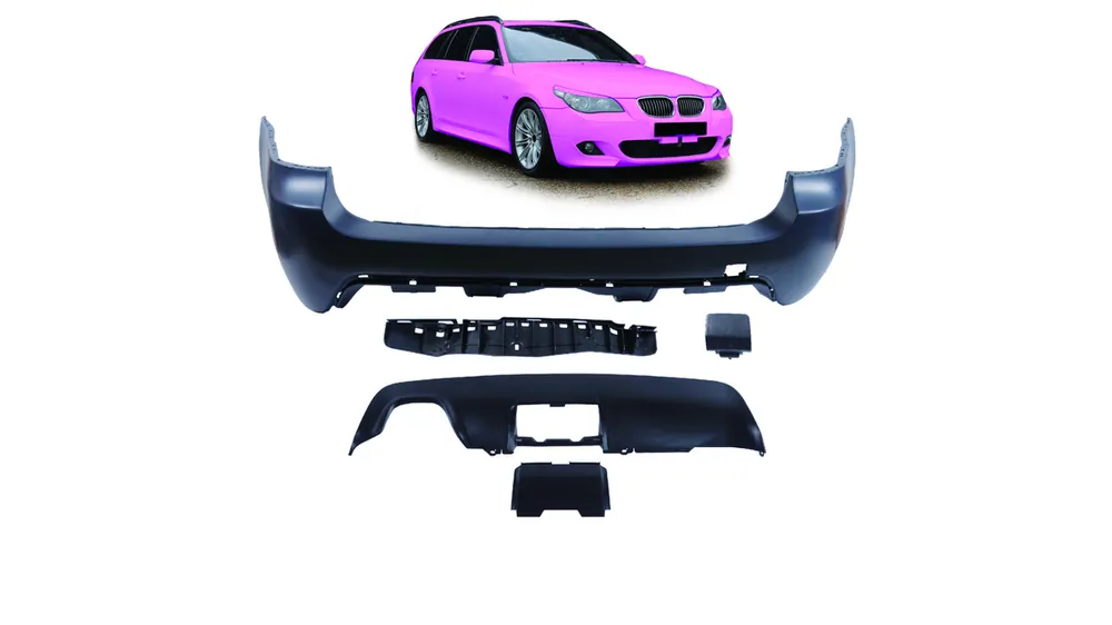 Megacena | Zderzak BMW 5 E61 Tył z dyfuzorem