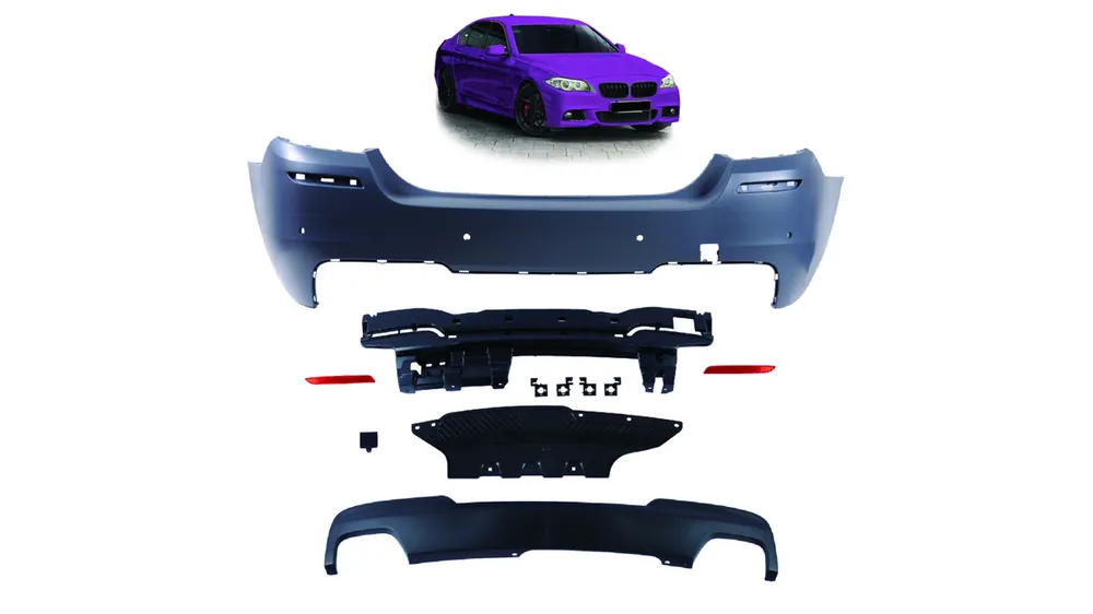 Tylko dziś | Zderzak BMW 5 F10 Tył z dyfuzorem