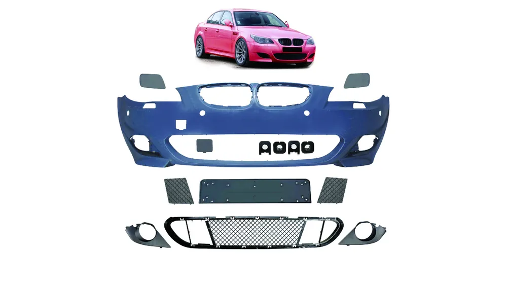 Zderzak BMW 5 E60 E61 Przód PDC SRA - Produkt ceniony przez klientów
