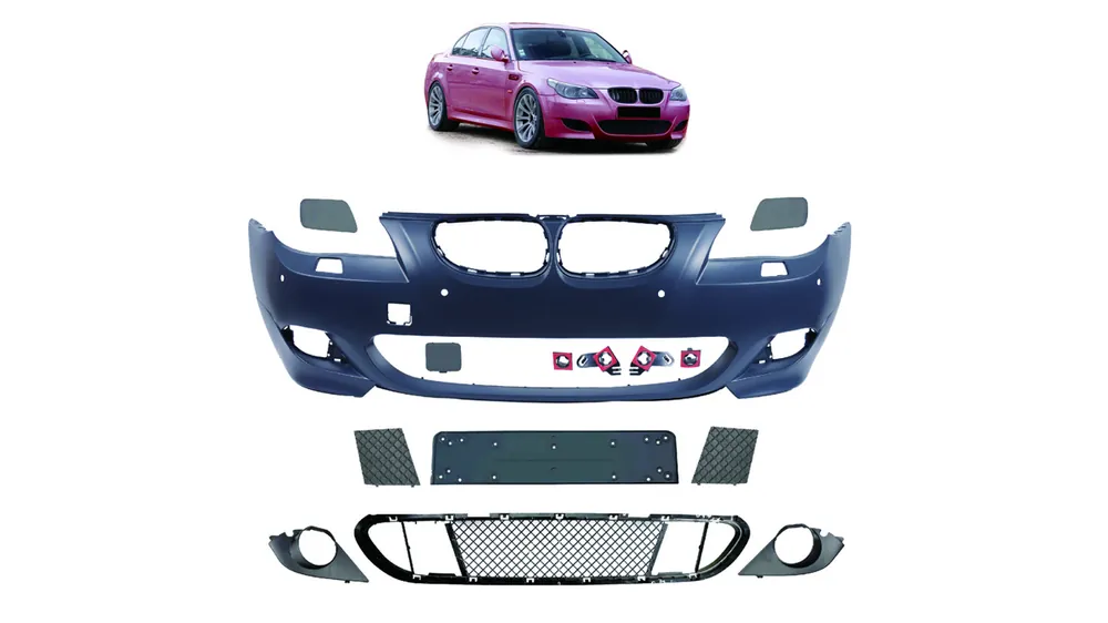 Zderzak BMW 5 E60 E61 Facelift Przód PDC SRA - Już w sprzedaży