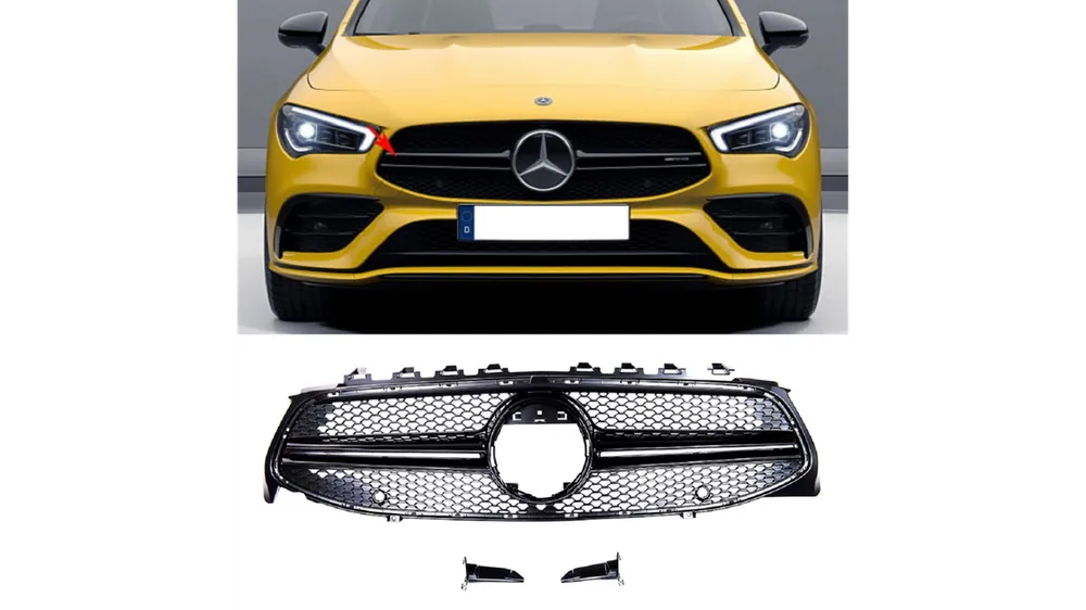 Grill Mercedes-Benz CLA C118 X118 Black A-Type PDC | Outlet