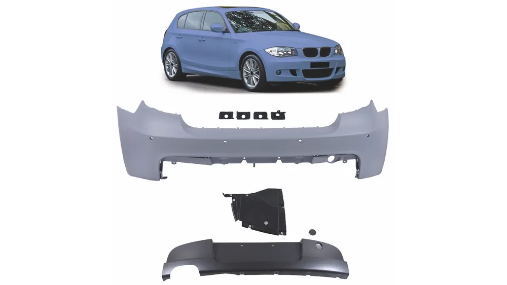 Świetna oferta | Zderzak BMW 1 E81 E87 Tył z dyfuzorem