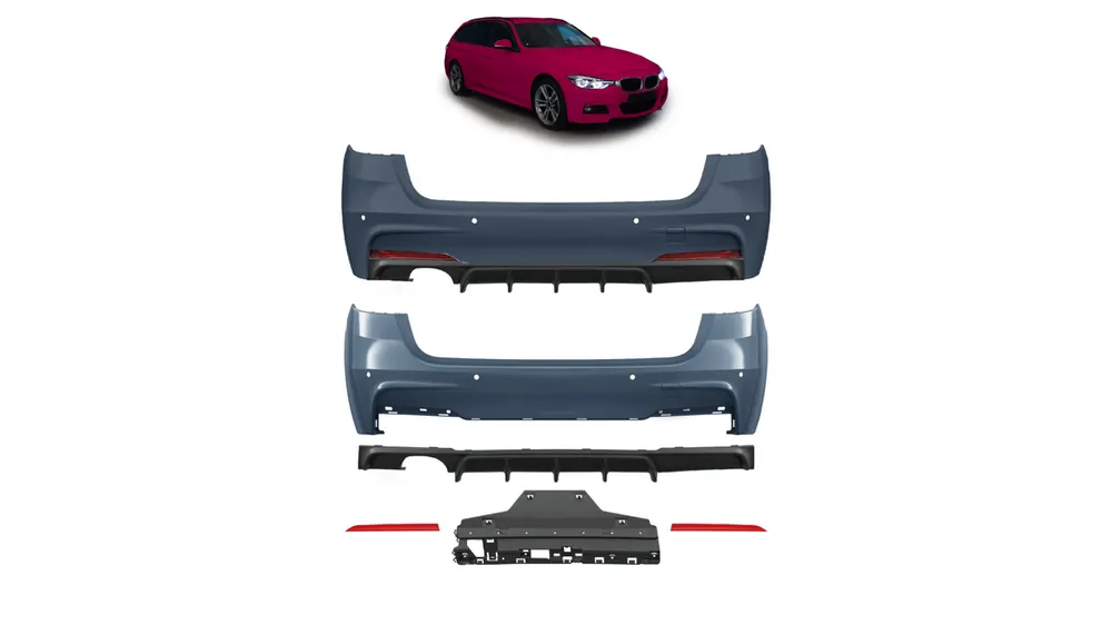 Produkt wysokiej jakości | Zderzak BMW 3 F31 Tył z dyfuzorem