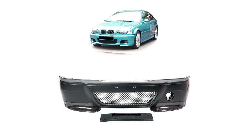 Zderzak BMW 3 E46 Przód Carbon Splitter | Okazja cenowa
