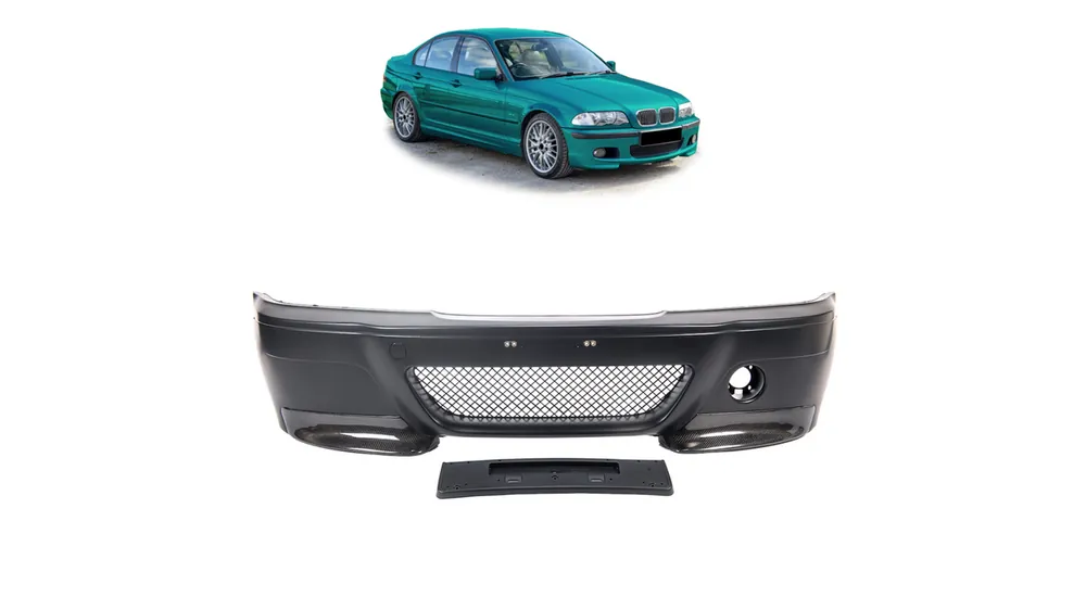 Hit sprzedaży - Zderzak BMW 3 E46 Przód Carbon Splitter