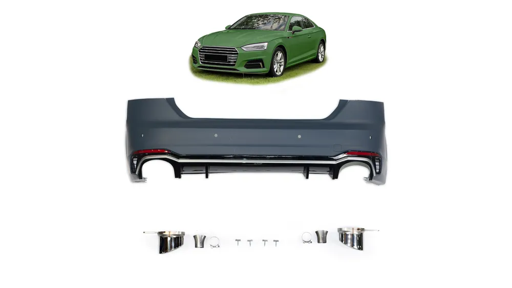 Zderzak Audi A5 F5 Tył z dyfuzorem i końcówkami - Sprawdzony wybór