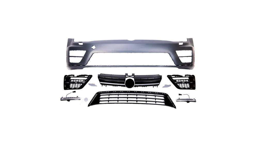 Zderzak Volkswagen Golf 7 Przód SRA Grill LED DRL | Cena specjalna