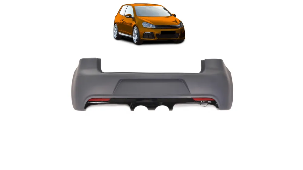 Outlet - Zderzak Volkswagen Golf VI Tył z dyfuzorem