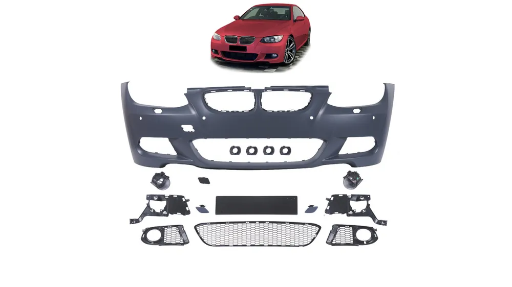 Zderzak BMW 3 E92 E93 Przód PDC SRA Halogeny | Supercena