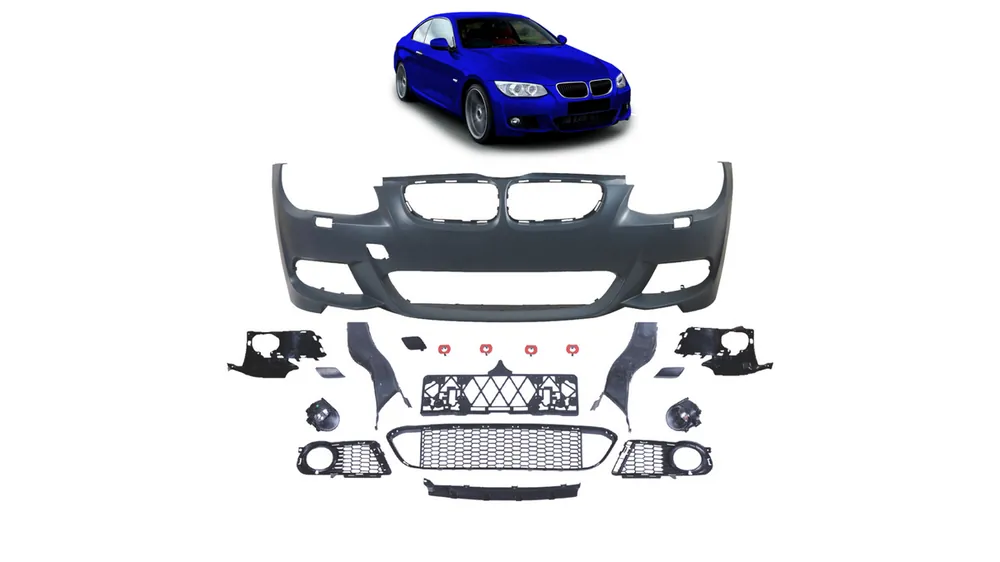 Zderzak BMW 3 E92 E93 Facelift Przód SRA Halogen - Outlet