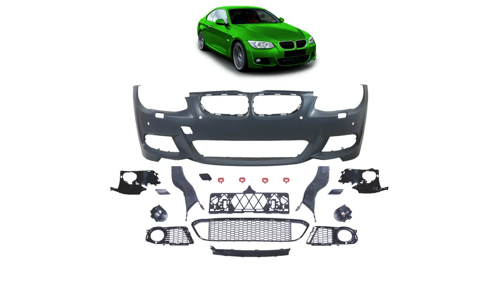 Zderzak BMW 3 E92 E93 Facelift Przód PDC SRA Halogeny - Świetna oferta