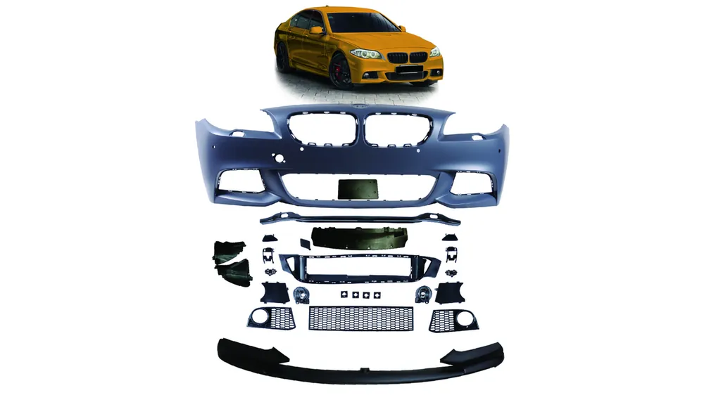 Świetna cena - Zderzak BMW 5 F10 F11 Przód PDC SRA Halogeny