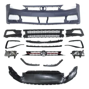Zderzak Volkswagen POLO VI Przód Grill Halogeny - Bardzo popularny produkt