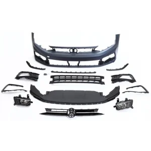 Zderzak Volkswagen POLO VI Przód Grill Halogeny - Nowość