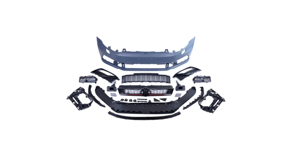 Zderzak Volkswagen POLO V Przód SRA Grill Halogen - Hit