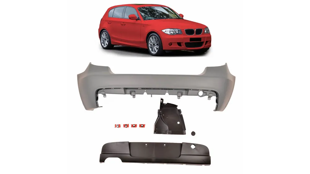 Zderzak BMW 1 E81 E87 Tył z dyfuzorem | Końcówka zapasów