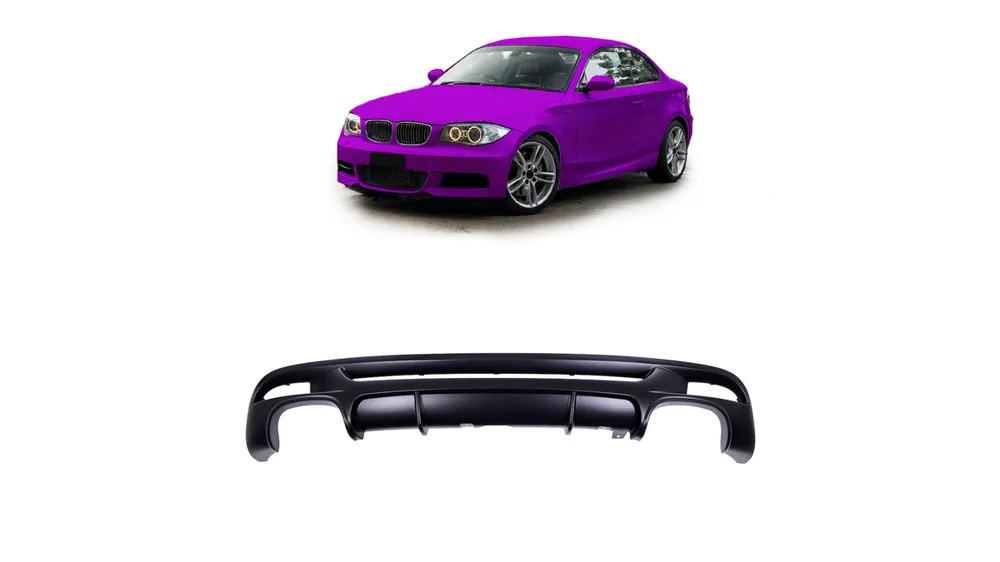 Dyfuzor BMW 1 E82 E88 Tył Matt Black - Już w sprzedaży